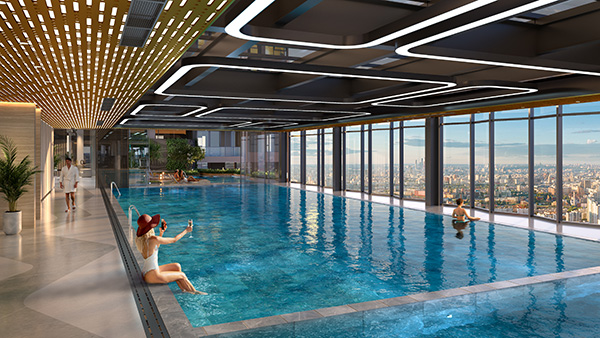 Bể Bơi Kết Hợp Âm Thanh Dưới Nước