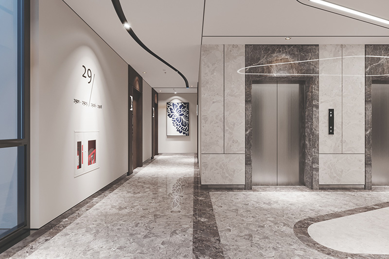 Sảnh hành lang tầng